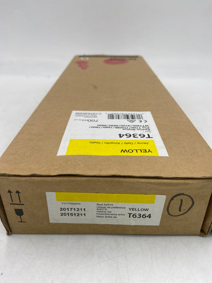 New Epson T6364 Yellow 700ml EXP 2017 Ink Cartridge for Epson Stylus Pro C13T636400