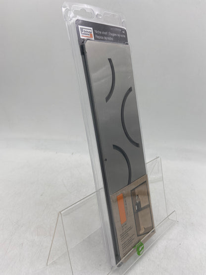 New Schluter Systems Brushed Stainless Steel Niche Shelf Center Shelf for Schluter Keri Board SNS1D6EB