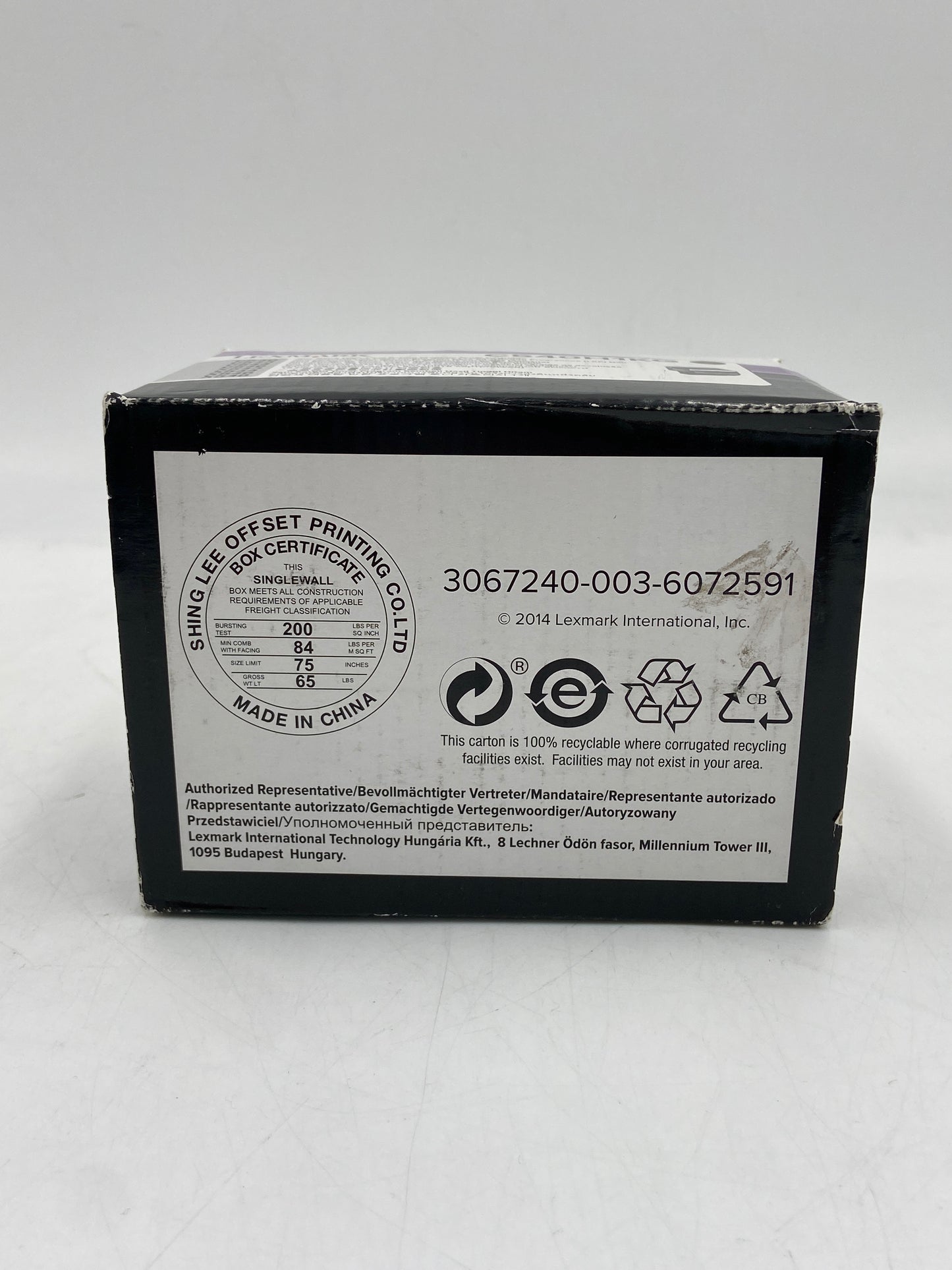 New Lexmark C540H1KG Black Toner Cartridge