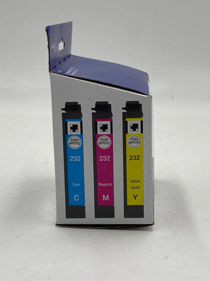 New Epson 232 Yellow, Cyan and Magenta Ink Cartridge