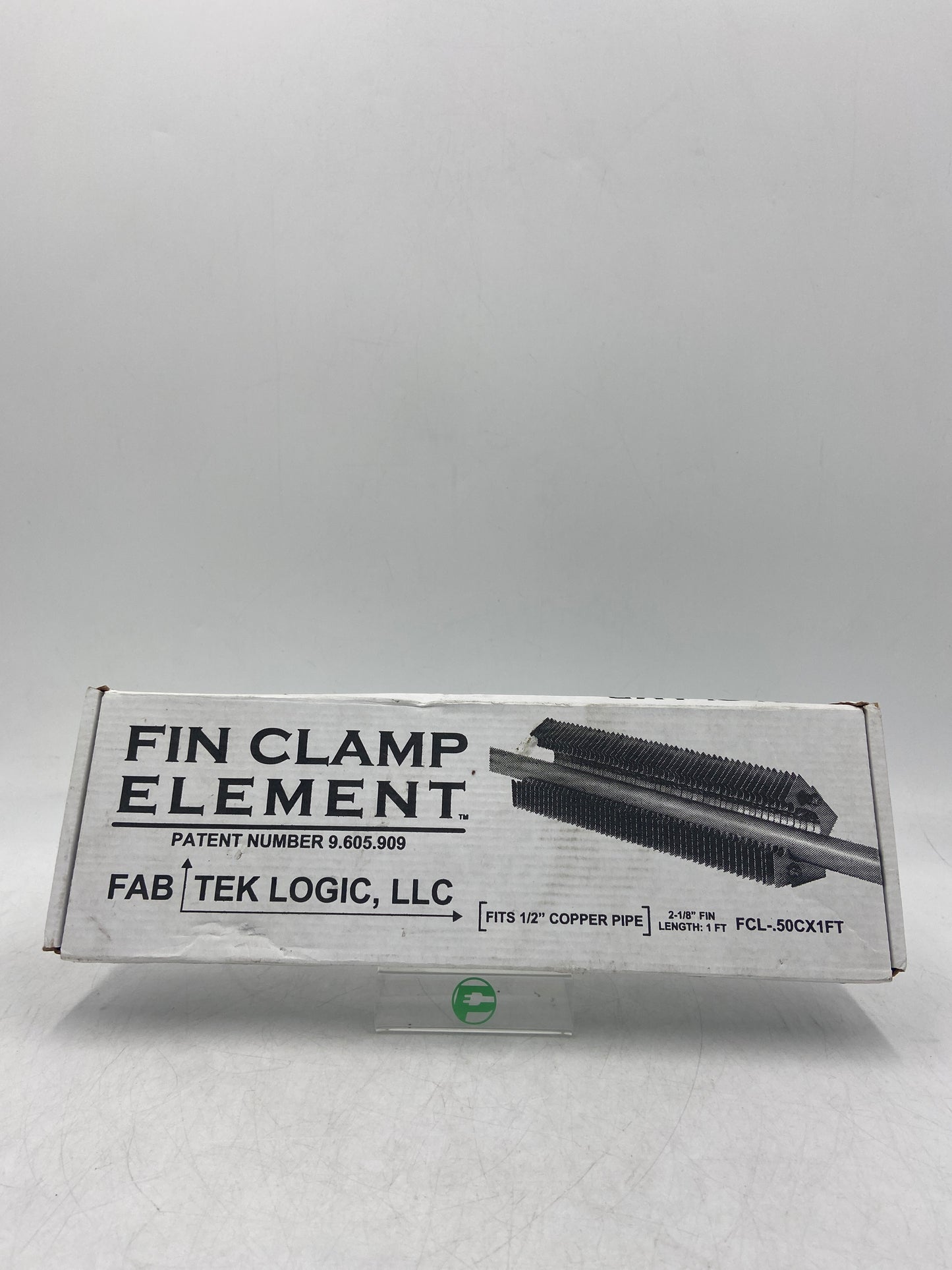 New FIN CLAMP ELEMENT 2-1/8" FIN Baseboard Piping Element 9.605.909 1 FT
