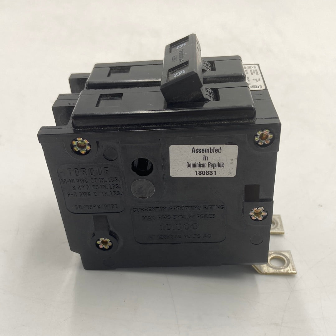 Eaton Cutler Hammer 15A Quicklag Circuit Breaker 120/240V