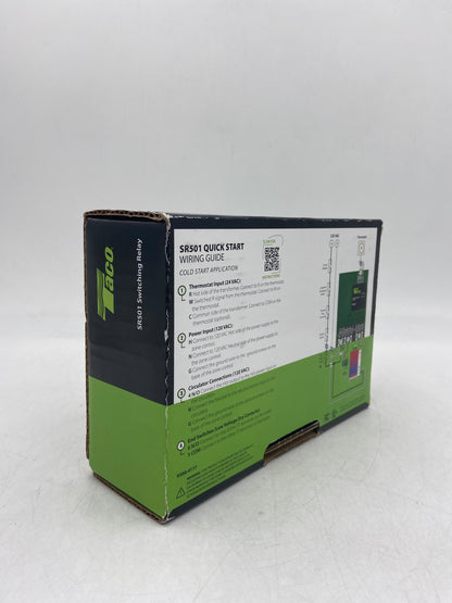 New Taco SR501-5 Switching Relay For Zoning with Circulators SR501-5