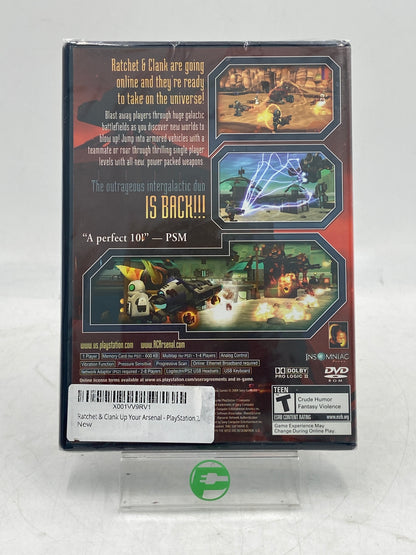 New Ratchet & Clank: Up Your Arsenal (Sony PlayStation 2 PS2, 2004)