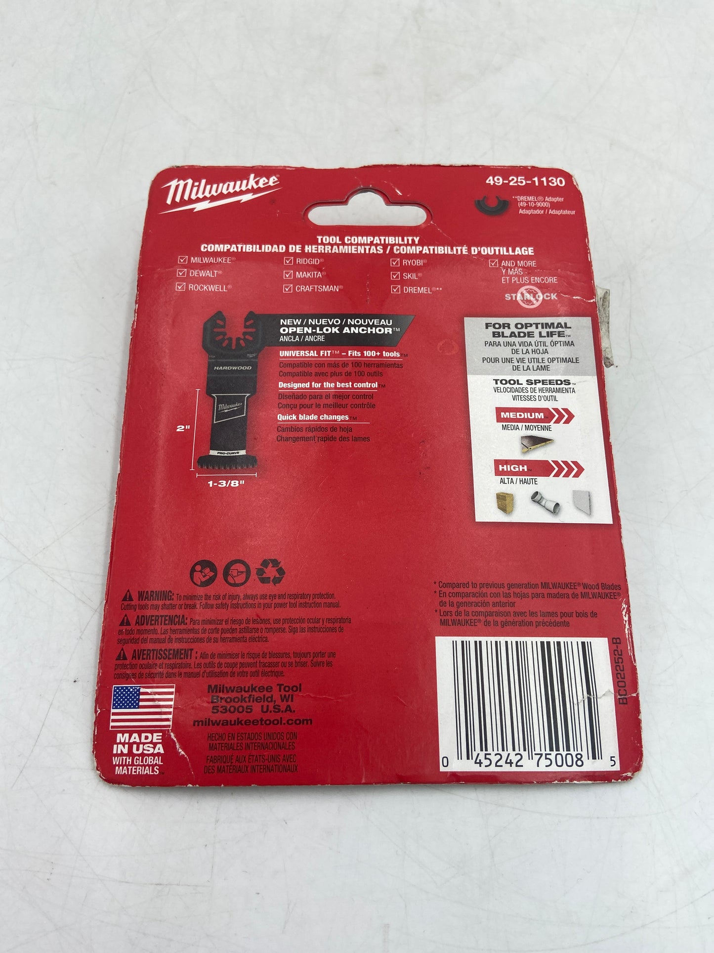New Milwaukee 49-25-1130 Japanese Tooth Blades