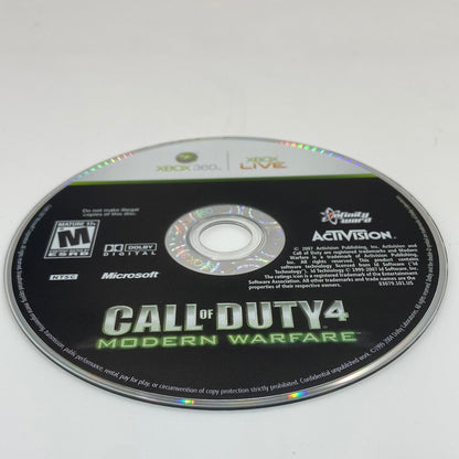 Call of Duty 4 Modern Warfare (Microsoft Xbox 360, 2007)