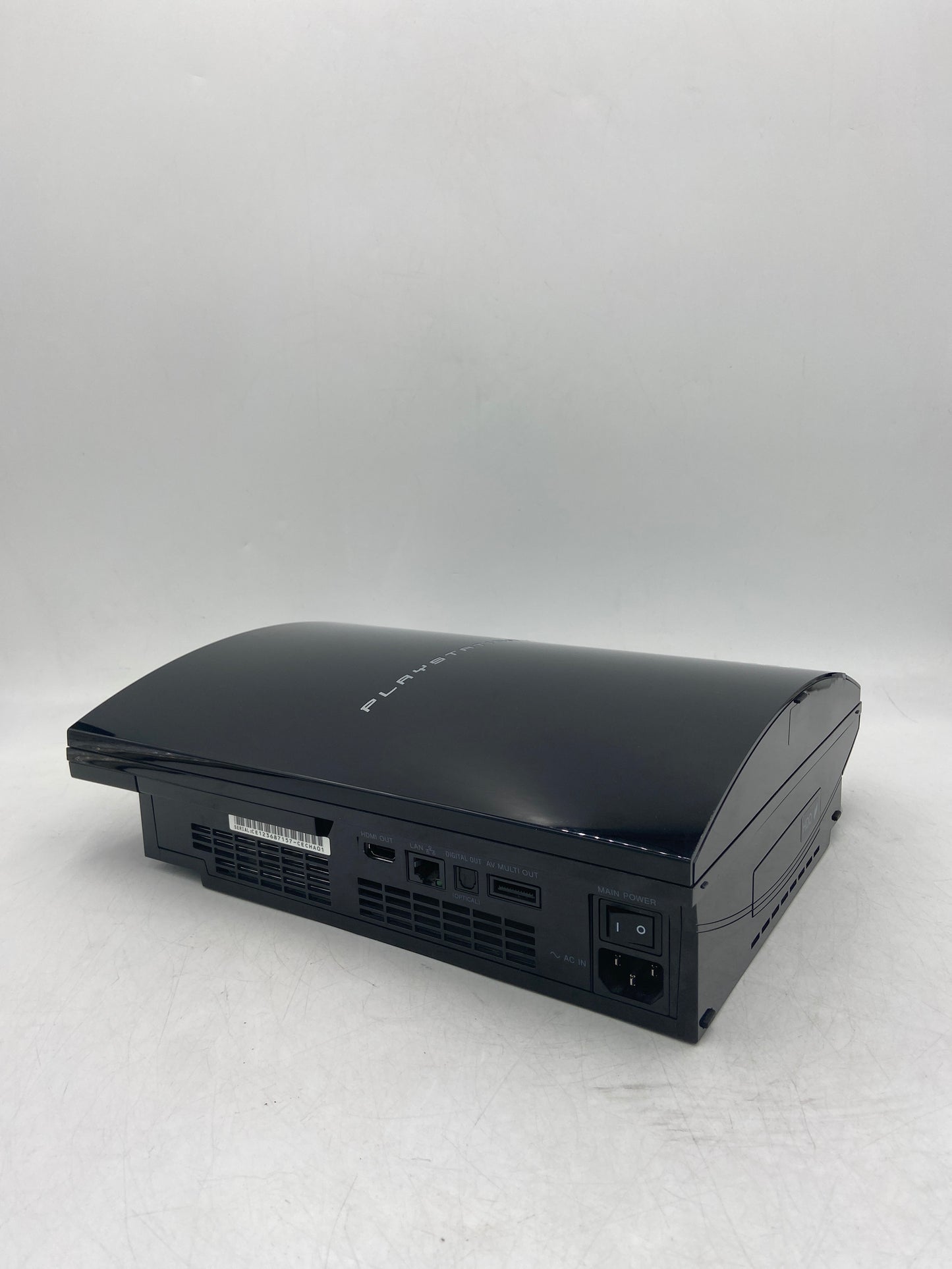 Sony PlayStation 3 Fat PS3 60GB Black Backwards Compatible Console Gaming System CECHA01