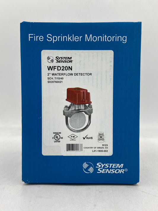 New SYSTEM SENSOR 2" Waterflow Detector Waterflow Detector WFD20N 9123