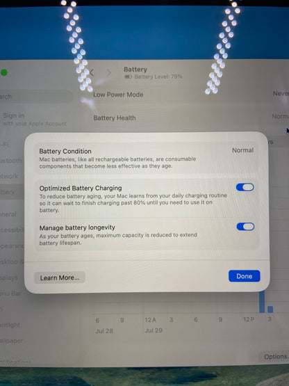 BROKEN 2020 Apple MacBook Pro 13.3" i7 16GB RAM 500GB Cracked Screen