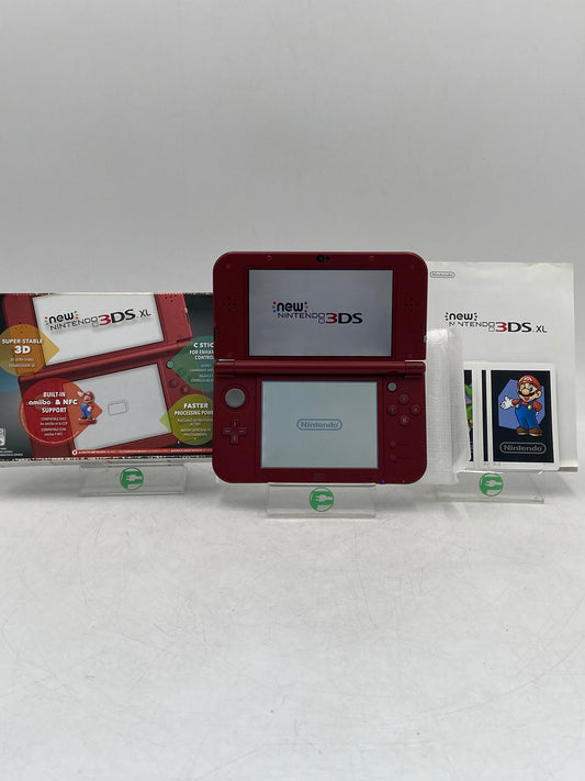 New Nintendo 3DS XL Handheld Console RED-001 New Red