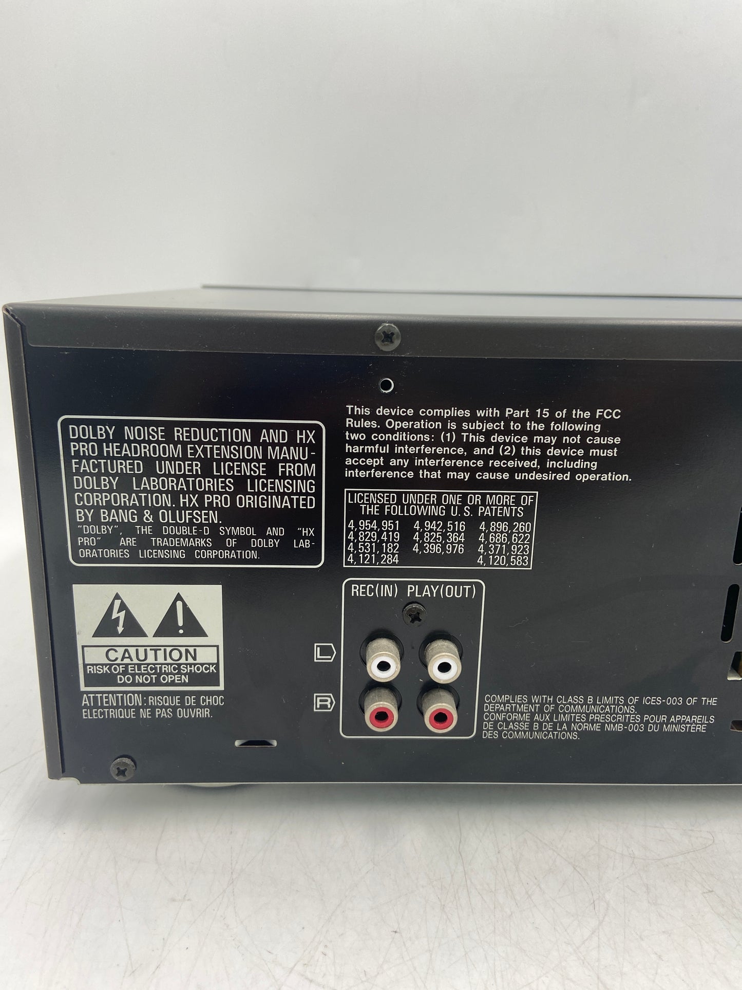 TECHNICS Stereo Double   Cassette Deck RS-TR575 Japan ZH0TB03 50