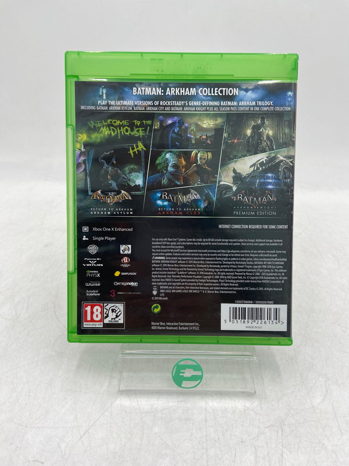 Batman: Arkham Collection (Microsoft Xbox One, 2018)