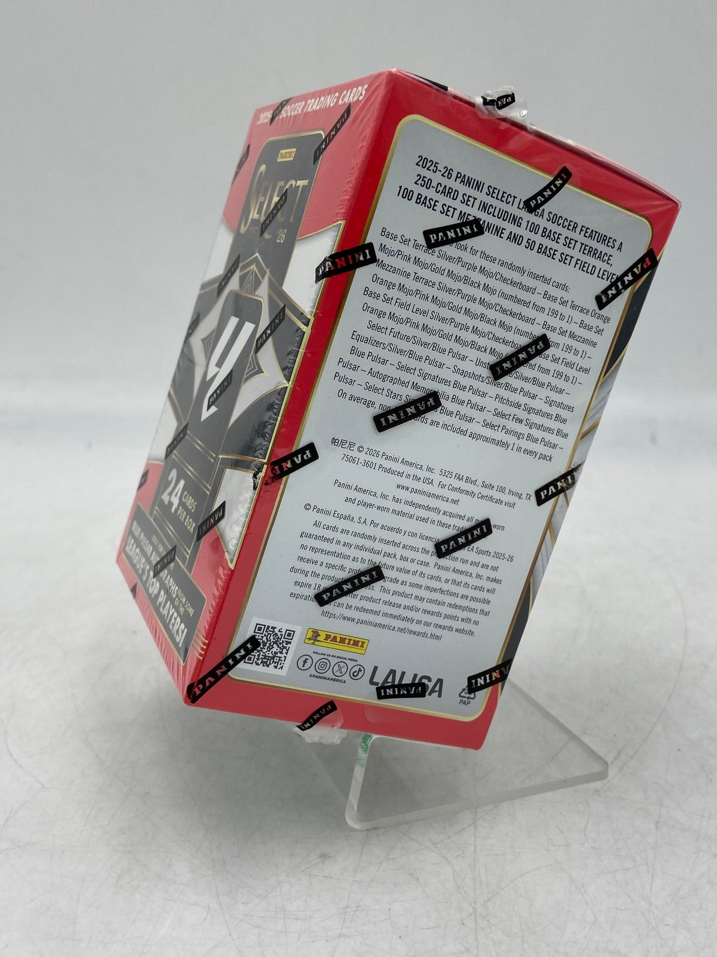 New Panini Lot of 2 Box's - Select 25'-26' - 24 Cards Per Box Soccer Sports Card