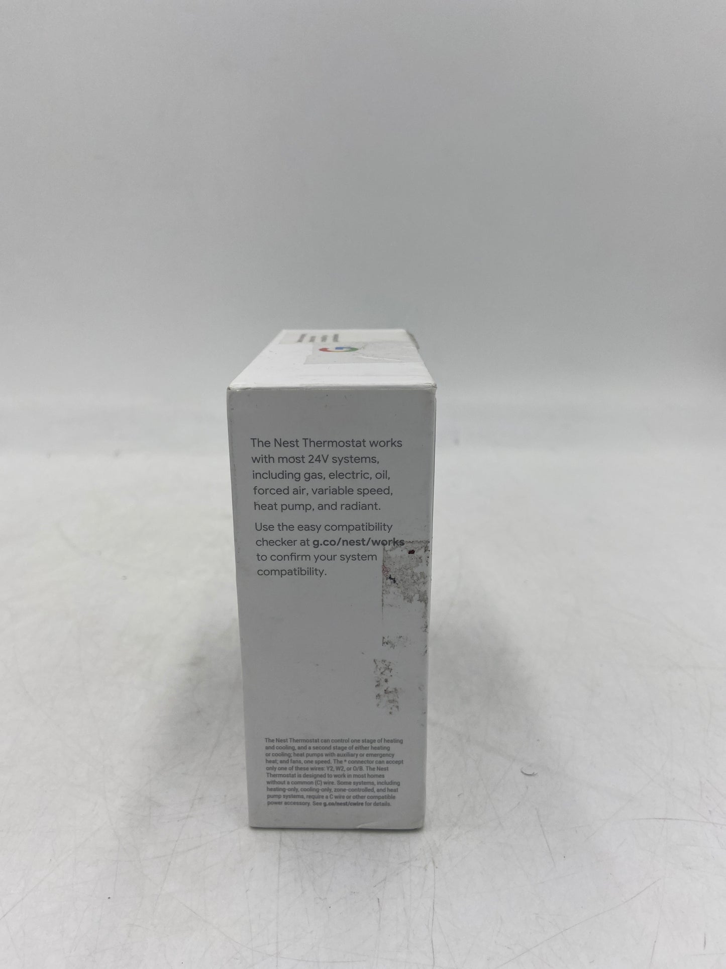 Google Nest Thermostat Charcoal Smart Programmable Thermostat GA02081-US