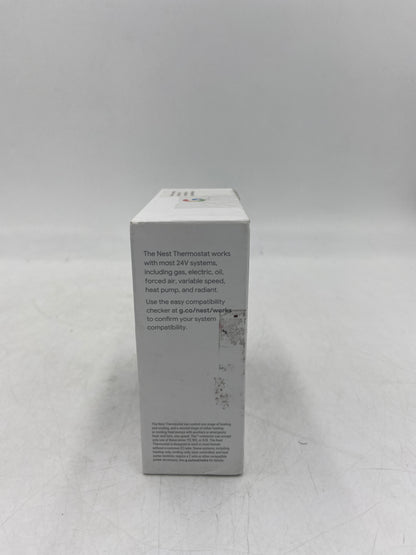 Google Nest Thermostat Charcoal Smart Programmable Thermostat GA02081-US