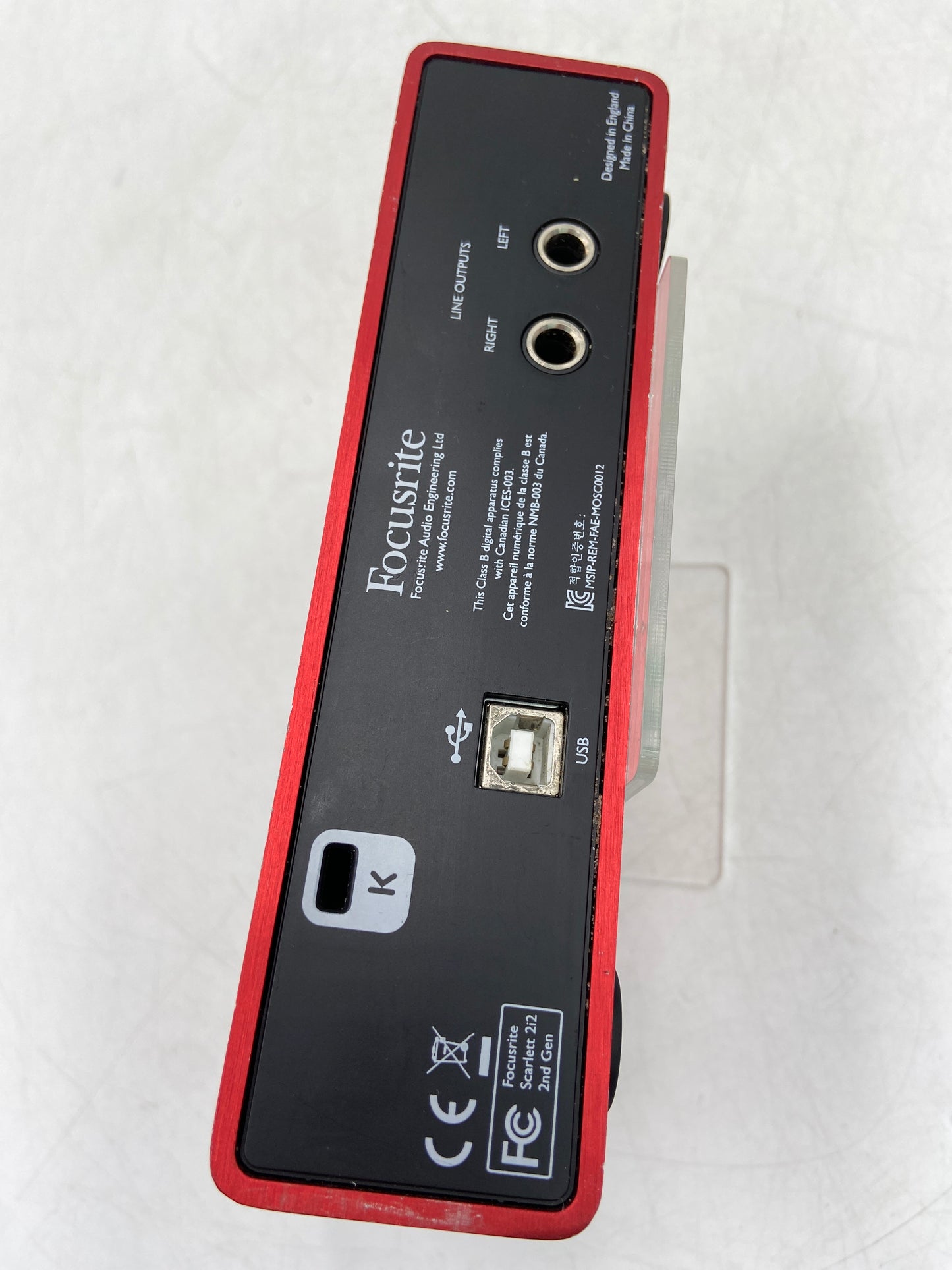 Focusrite Scarlett 2i2 2nd gen Audio Interface