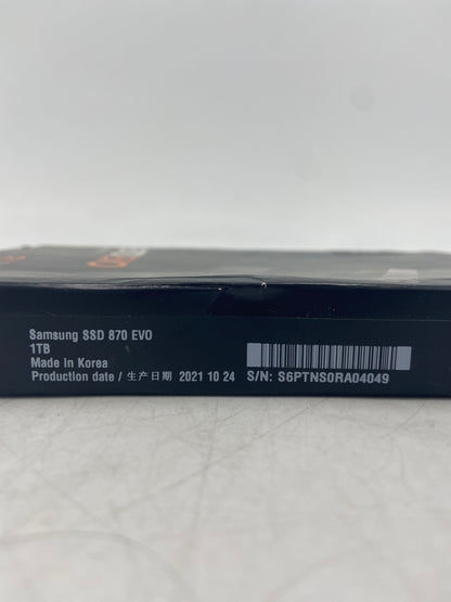 Samsung 2.5" 870 EVO 1TB SATA III 6Gbps SSD MZ-77E1T0 Solid State Drive
