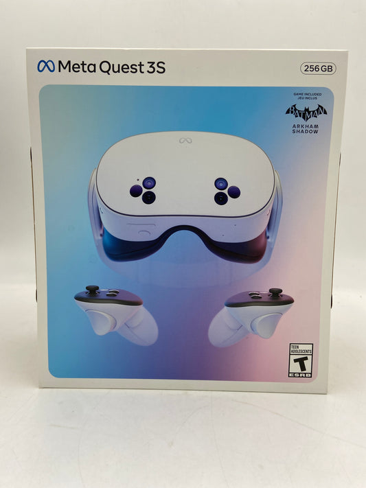 New Meta Quest 3S VR Gaming System Bundle Batman Arkham Shadow Included