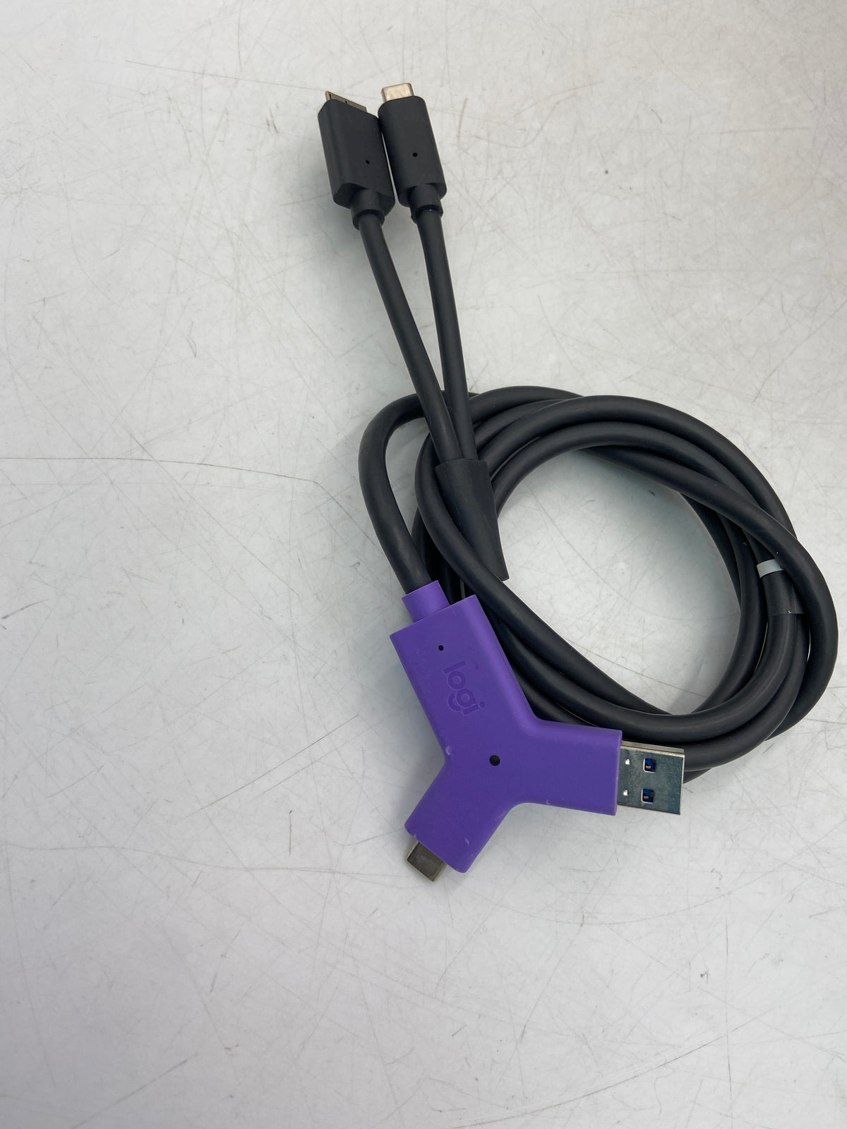 Logitech Swytch Hub 952-000009 Laptop Kit VU0057 with Y-Cable for Video Conferencing