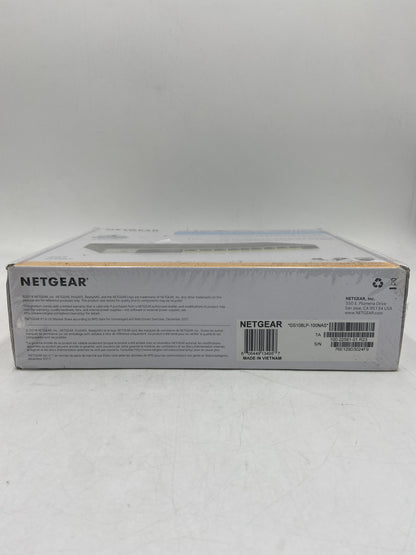 New Netgear 8-Port Gigabit Ethernet PoE+ Unmanaged Ethernet Switch GS108LP