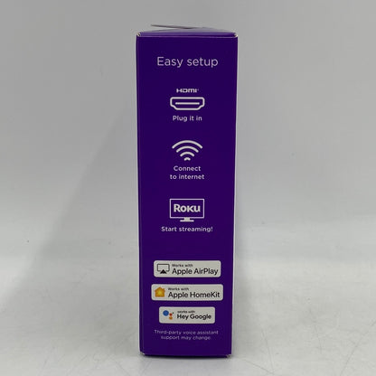 New Open Box Roku Streaming Stick 4K HD HDR TV Wifi Device with Voice Remote 3820R2