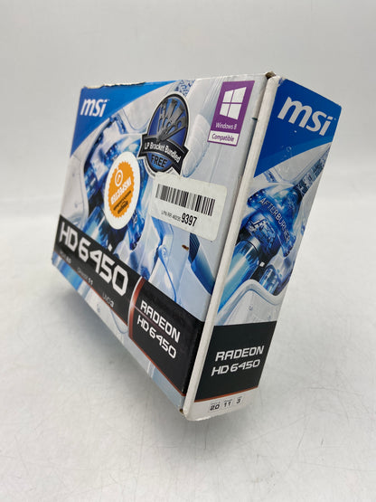 MSI Radeon HD 6450 PCl-E 2.0 GDDR3 Graphics Card G57-V1XXXXS-Y47