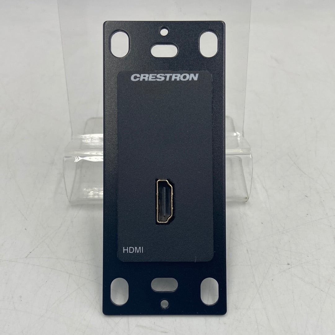 Creston MP-WP152-B Media Presentation Digital Audio Video HDMI Wall Plate Black