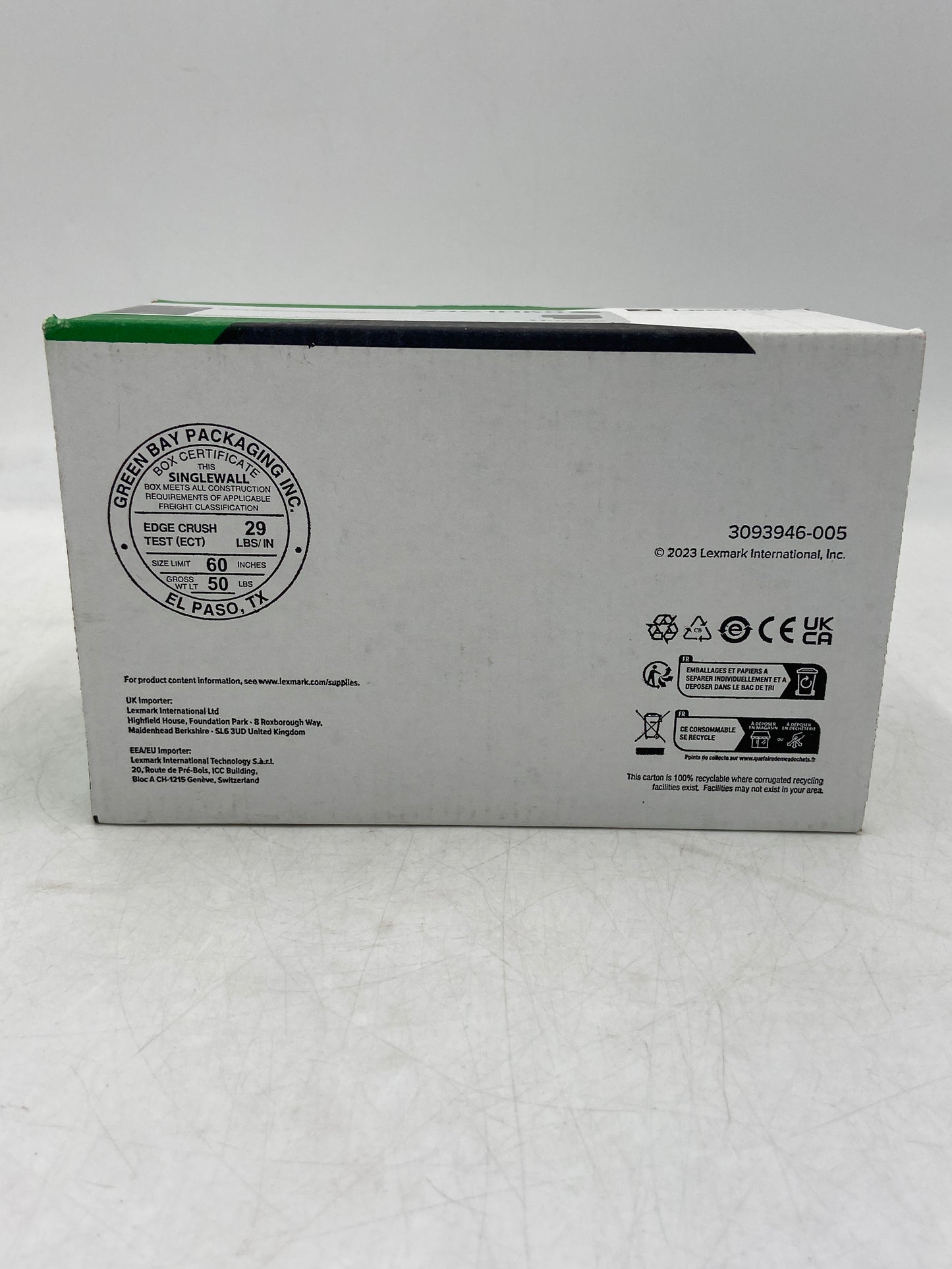 New Lexmark 74C1HK0 CS720 Black Toner Cartridge