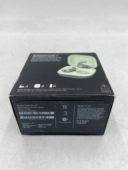 Broken Beats Fit Pro True Wireless Bluetooth ANC Earbuds Sage Gray MK2J3LL/A (Bluetooth Issues)