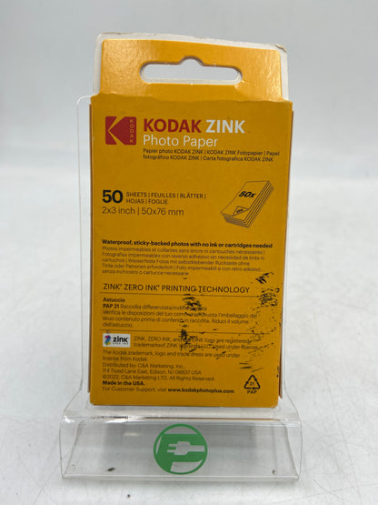 New KODAK Step with Instant Photo Paper (50 Sheets) Instant Mobile Photo Printer