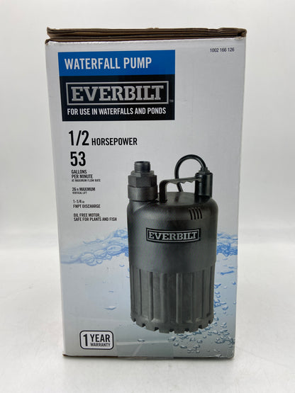 New Everbilt Waterfall Pump Waterfall and Pond Pump SUP80-HD
