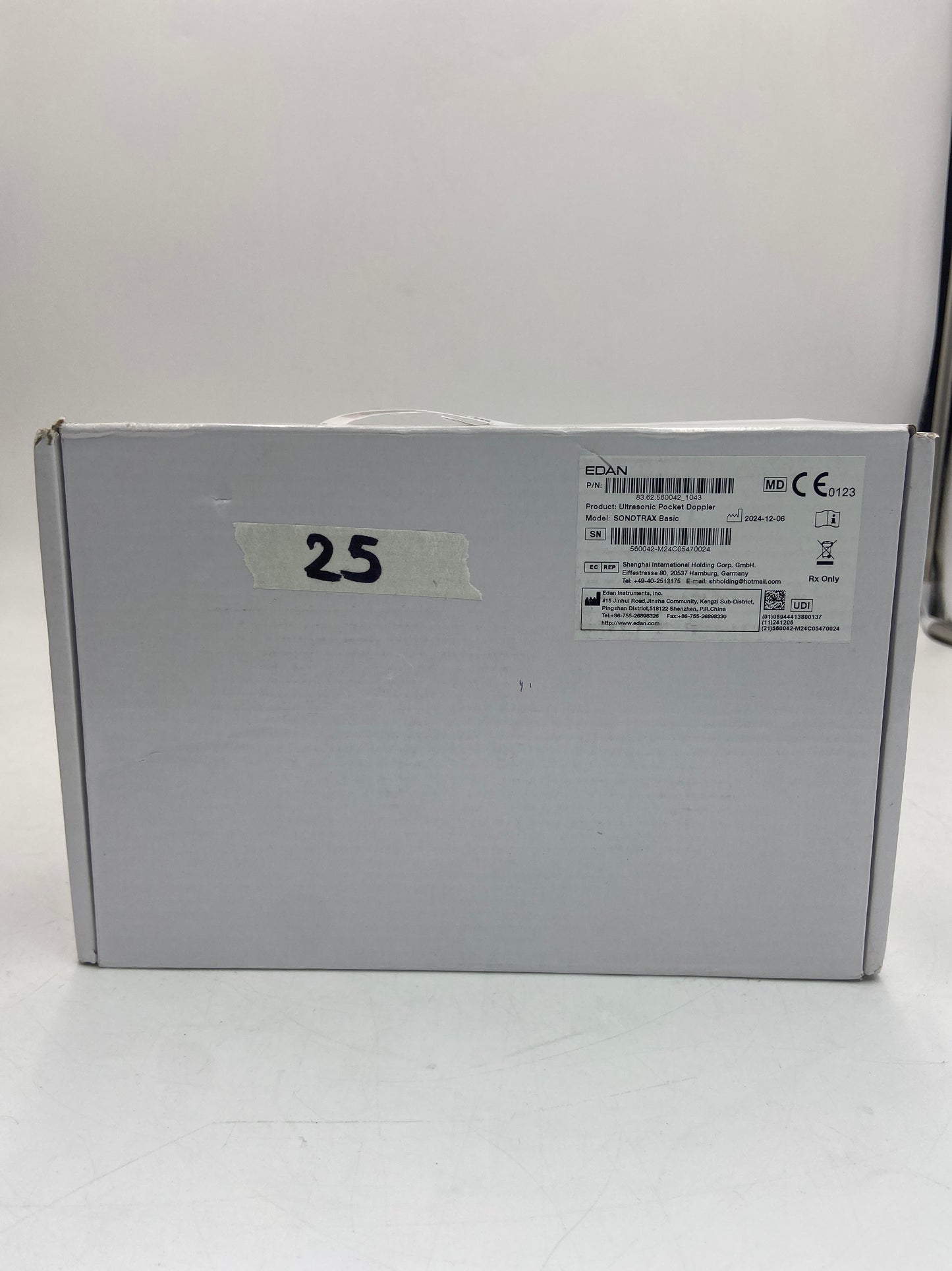 New EDAN SonoTrax Basic Ultrasonic Pocket Doppler