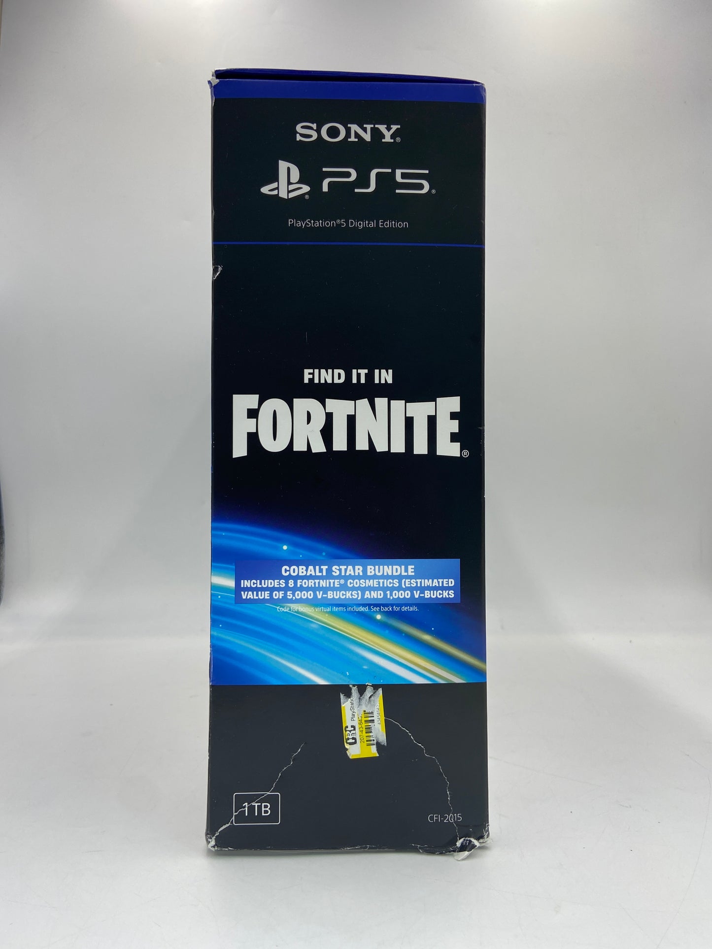 New Open Box Sony Playstation 5 Digital PS5 Fortnite Edition Console Gaming System 1TB White CFI-2015