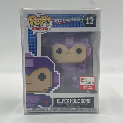 New Funko Pop 8-Bit Megaman Black Hole Bomb E3 2018 Limited Edition 13