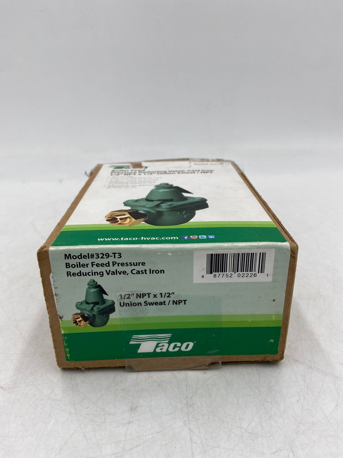 New Open Box Taco Boiler Feed 1/2" NPT x 1/2" Union Sweat / NPT Cast Iron Pressure