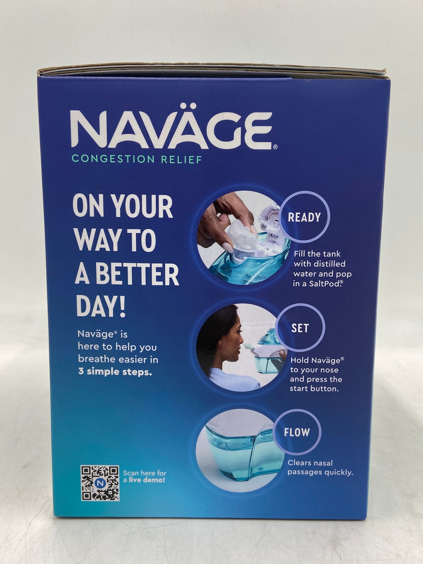 New Navage Congestion Relief Nose Cleansing Device