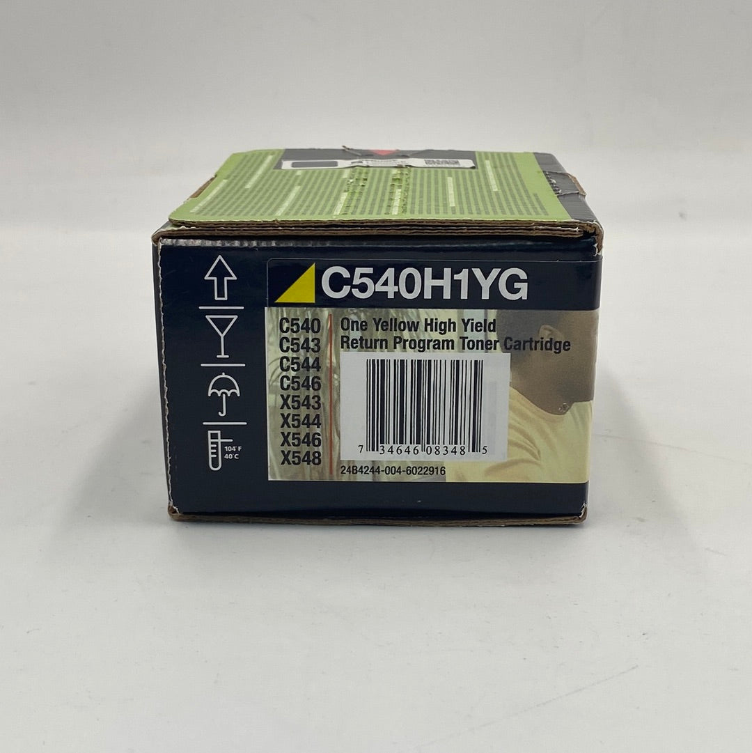 New Lexmark Toner Cartridge C540H1YG Yellow Ink Cartridge