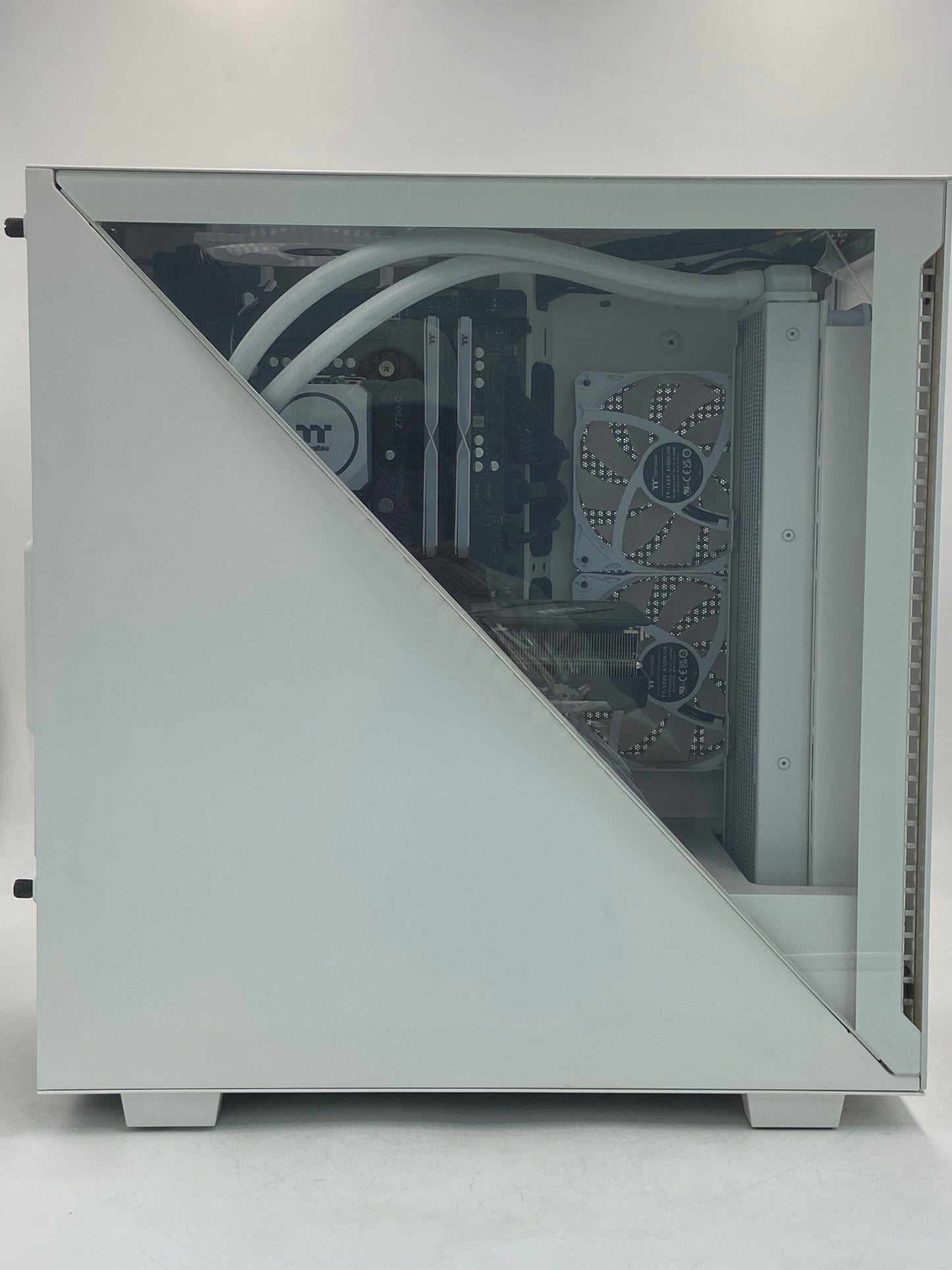 Thermaltake 2023 LCGS Avalanche i477T AIO Liquid Cooled CPU White Gaming Desktop Core i7-13700F 3.90GHz 32GB RAM 2TB NVMe MSI GeForce RTX 4070 Ti