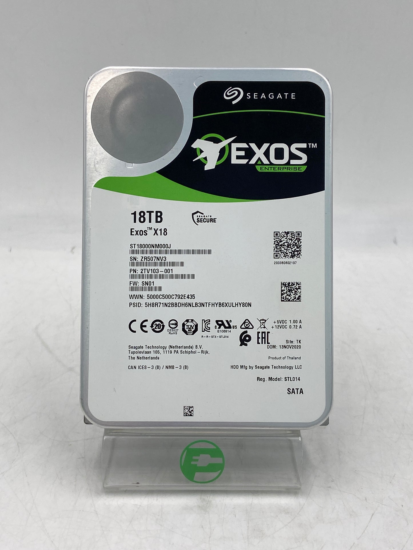Seagate Exos X-18 18TB SATA Enterprise Hard Drive STL014