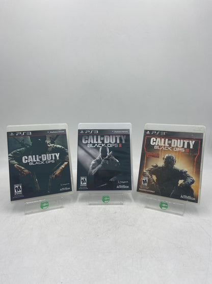 Lot of 3 Sony PlayStation 3 PS3 Games Black Ops Lot