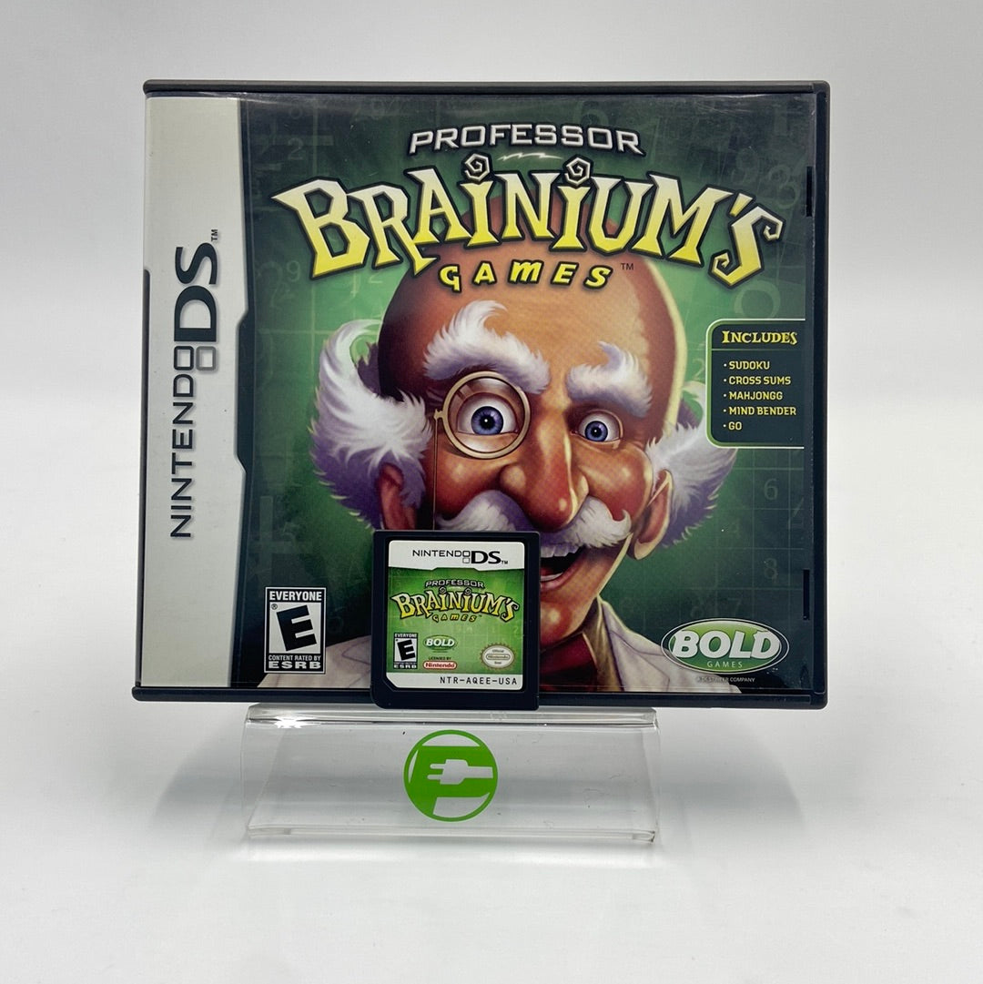 Professor Brainium's Games (Nintendo DS, 2008) Includes Manual + Insert