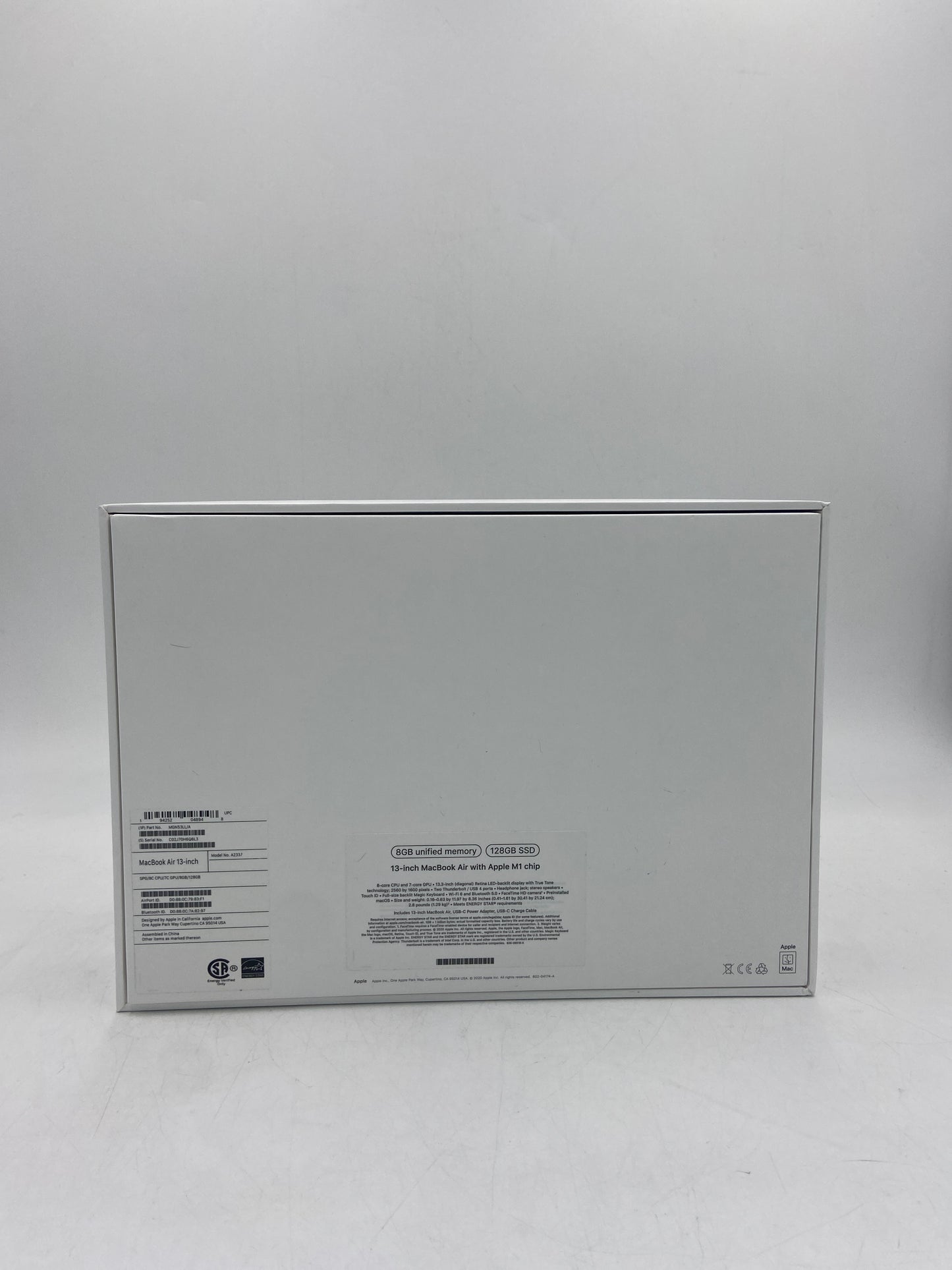 2020 Apple MacBook Air 13" M1 3.2GHz 8GB RAM 128GB SSD Silver A2337