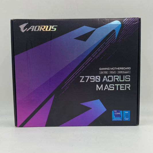 New Open Box GIGABYTE Z790 AORUS MASTER Intel LGA 1700 DDR5 EATX Motherboard