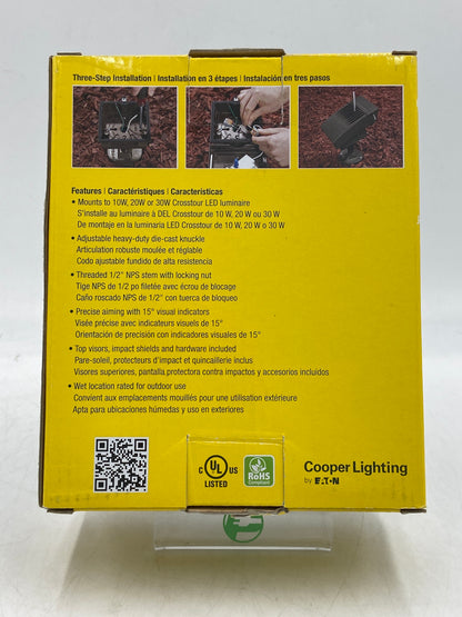 New CROSSTOUR Knuckle Mount Kit White Flood Light Accessory Kit XTORFLD-KNC-WT 12599158