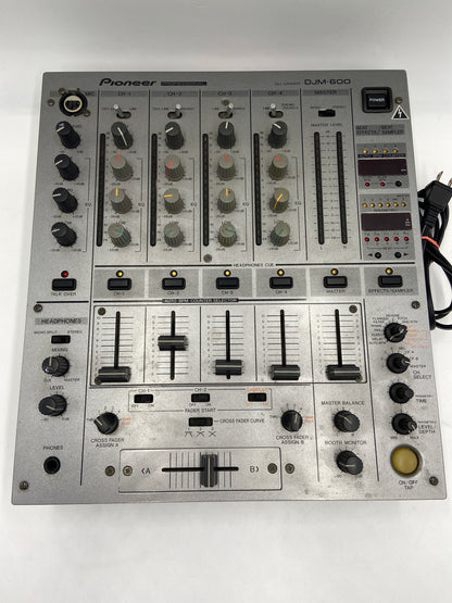 Pioneer DJ DJM-600 4-Channel DJ Mixer