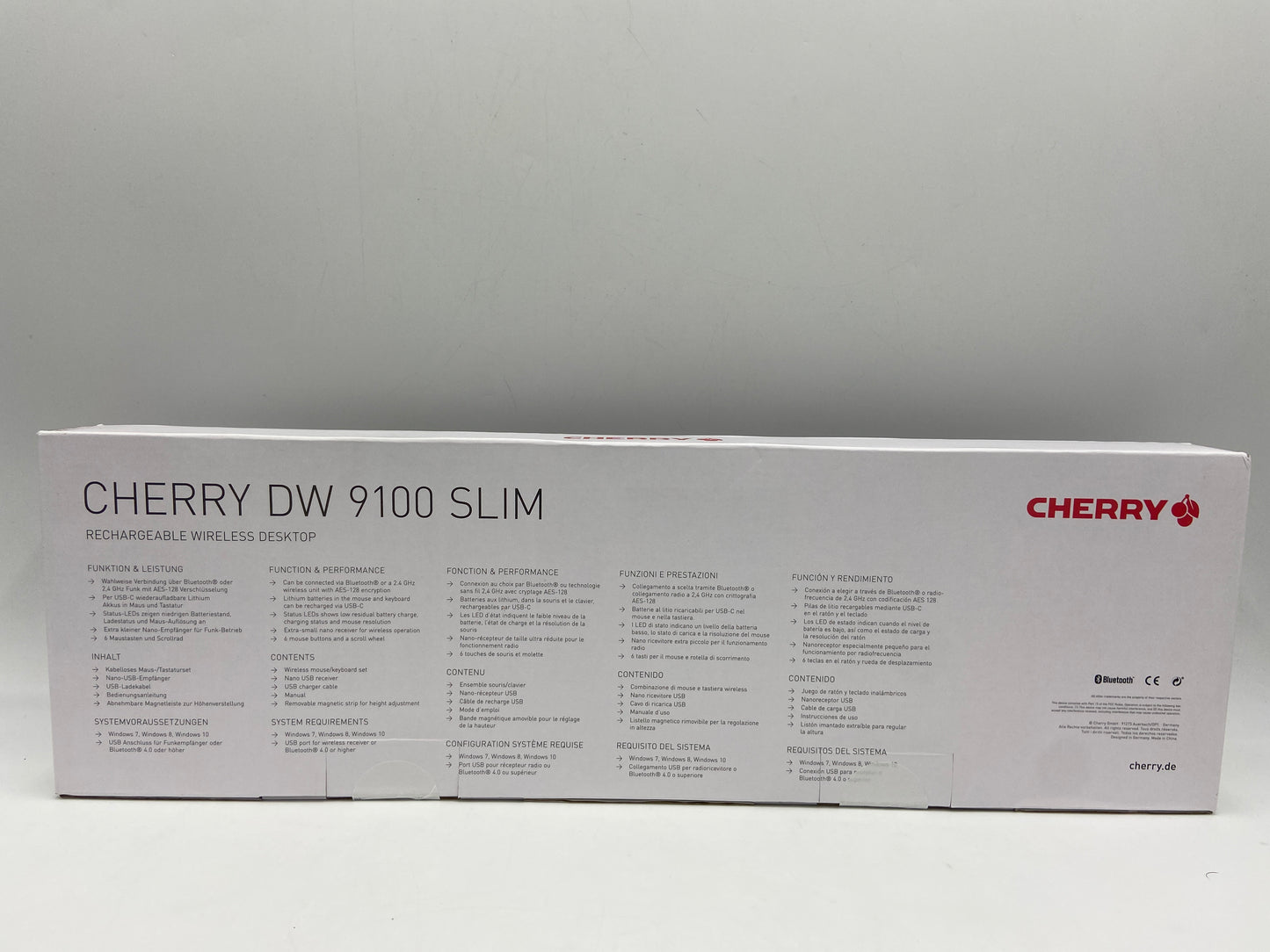 New Cherry DW 9100 Slim Wireless Desktop