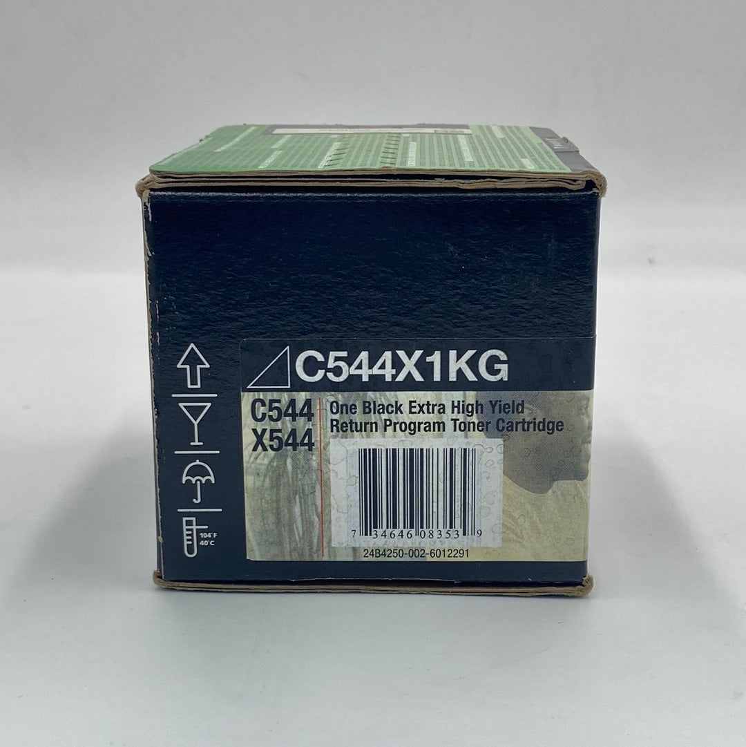 New Lexmark High Yield Toner Cartridge C544X1KG Black Ink Cartridge