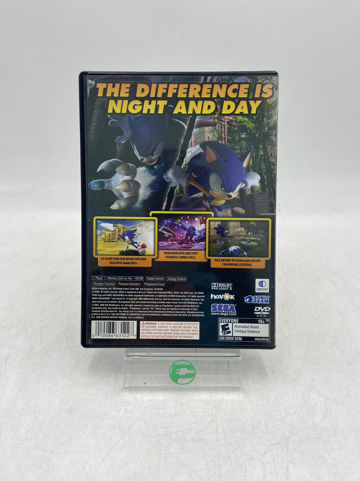 Sonic Unleashed (Sony PlayStation 2 PS2, 2008)