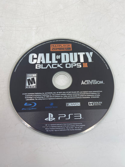 Lot of 3 Sony PlayStation 3 PS3 Games Black Ops Lot