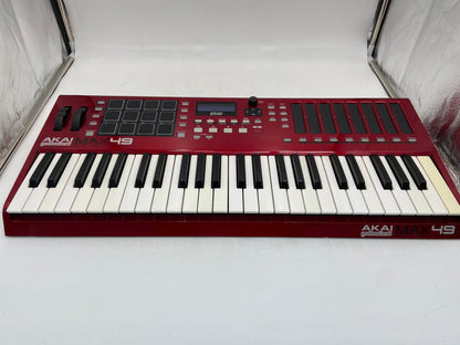 AKAI Professional Max 49 Metallic Red Keyboard Controller